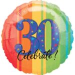 A Year 30 Celebrate Balloon 18in