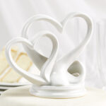 A Double Heart Cake Topper