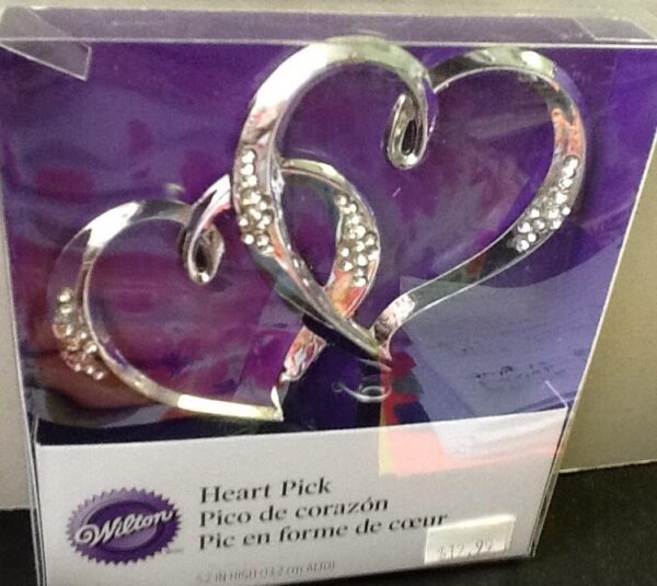 Cake Topper Double Heart
