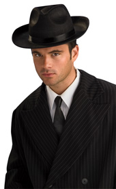 20’s gangster Hat Black