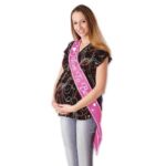 A Mom To Be Sash Pink