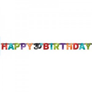 A Year 30 Birthday Banner