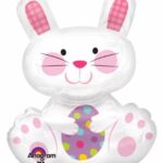 Easter Balloon Bunny 29in
