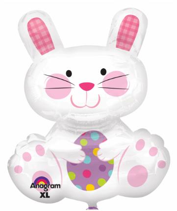 Easter Balloon Bunny 29in