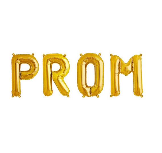 A Balloon Set Prom Gold 34in