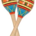 Maracus set 8in Deluxe
