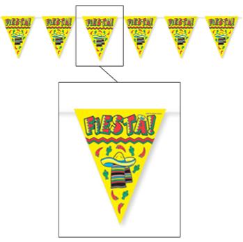 Fiesta Pennant Banner 10″x 12′