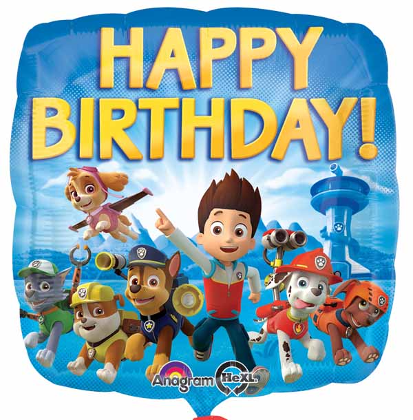 bday bal paw patr hbd sq F30180