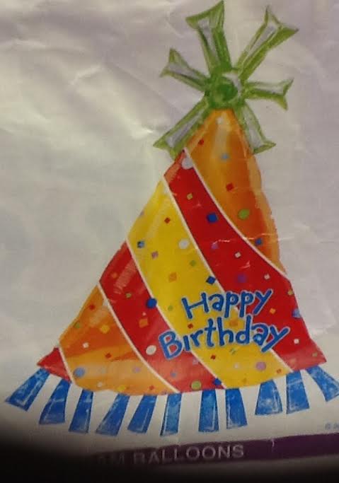 Balloon Birthday Hat 35in