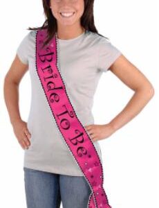 A Bride To Be Sash Pink