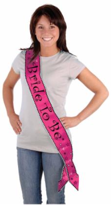 A Bride To Be Sash Pink