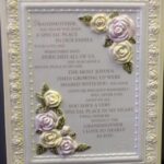 Gift Ceramic Plaque “Grandmother”