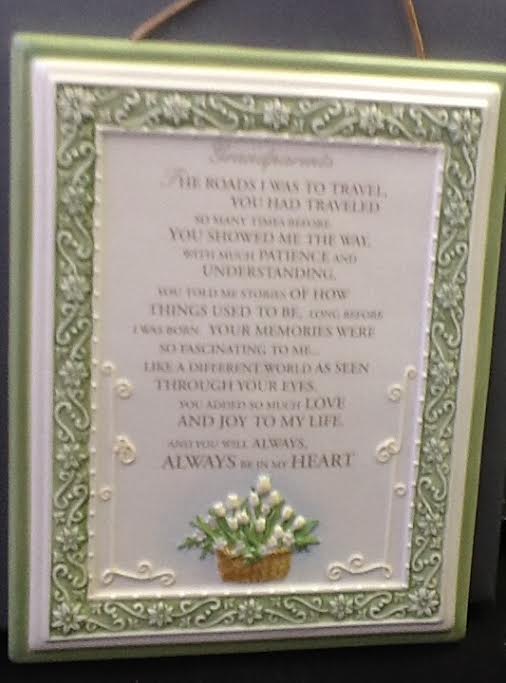 Gift Ceramic Plaque “Grandparents”
