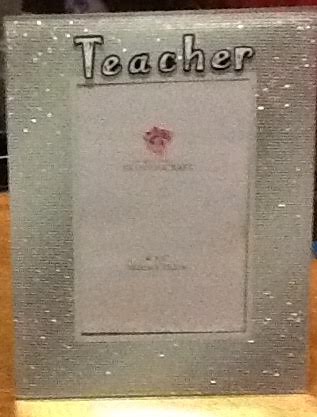 Teacher Frame Glitter