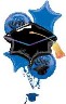 balloon Bouquet Grad Blue