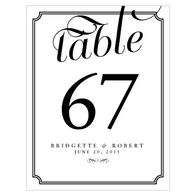 1-12 Table Number Expression