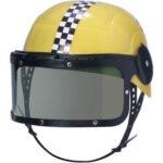 A Race car Helmet with Visor