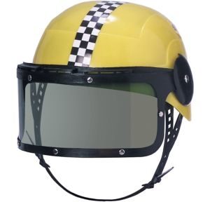 A Race car Helmet with Visor