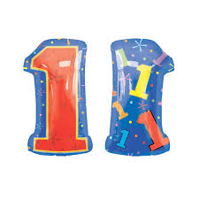 Balloon Birthday 1 Foil 21in
