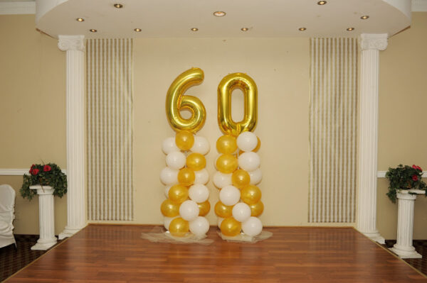 Balloons Coloumn with 60