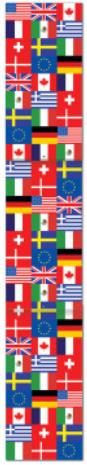 A International Flags Pull Down 6feet