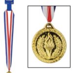 Award Ribbon Medal Gold