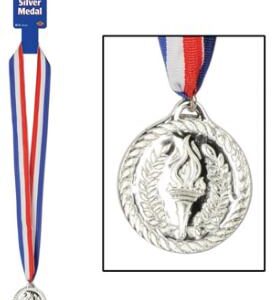 Award  Ribbon Medal  Silver