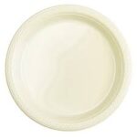 party acc plates plast vanilla 10.5in