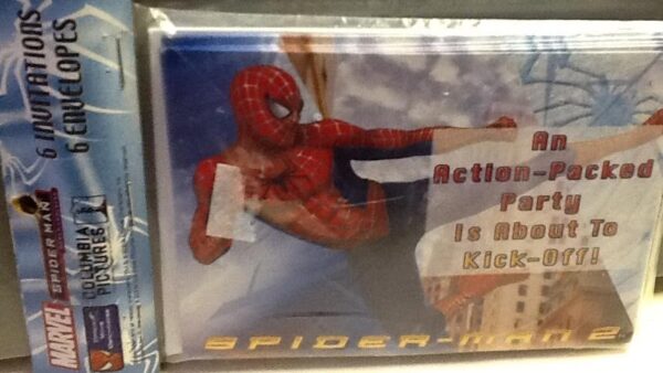 Spiderman Invitations
