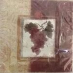 Burgundy Grapes Lunch Napkins