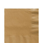 Tableware Gold Lunch Napkins 50ct