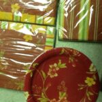 Flowers Fall Paper Plates 7 in