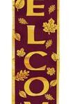 Banner Thanksgiving Welcome Velvet