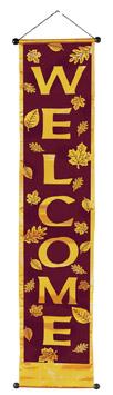 Banner Thanksgiving Welcome Velvet