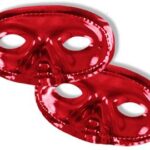 Canada Red Mettalic Mask