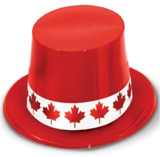 Canada Day Top Hat Plastic