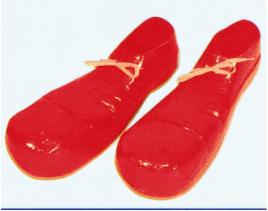 Clown Plastic shoes