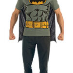 costume Batman Shirt with cape and mask