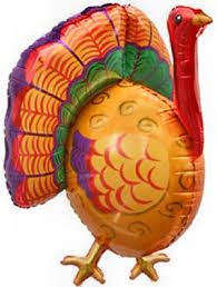 Balloon Thanksgiving Turkey 33in