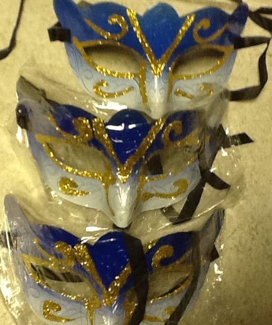 A Masquerade Mask Blue