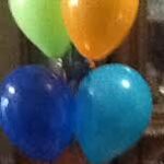 A Balloon Bouquet Mylar,Latex and base