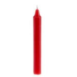 Decor Candle Taper 10 in Red