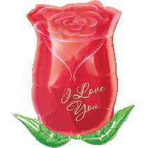 Balloons Rose Bud