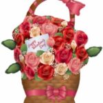 Balloon Valentine Basket