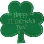 St Patrick Cutout Sign 16in