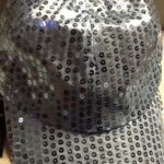 Disco Hat Light Blue Sequin