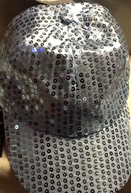 Disco Hat Light Blue Sequin