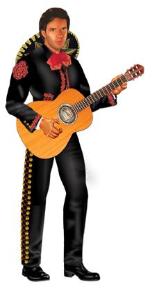 A Mariachi Cutout