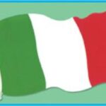 Italian Flag Cutout 18in