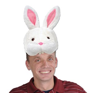 Easter Bunny Head Hat
